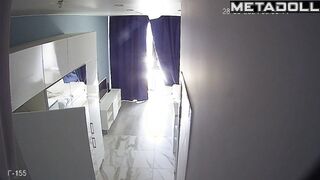 Naughty naked British brunette wife with small tits in sexy underwear