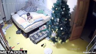 Gorgeous blonde girl fucks her husband