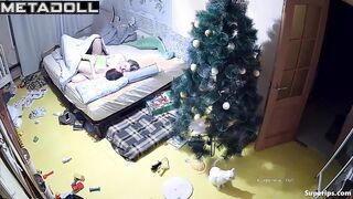 Gorgeous blonde girl fucks her husband