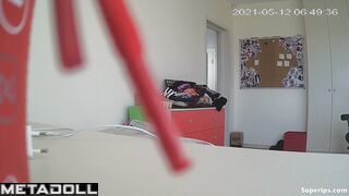 Gorgeous German girl naked in her room