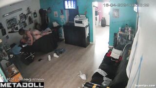 Mature woman pays her tattooed man with sex