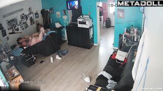 Mature woman pays her tattooed man with sex