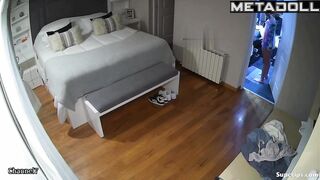 Mature blonde mom changes her clothes