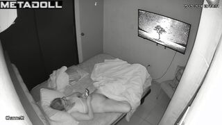 Skinny blonde teacher has strong orgasms real hidden cam