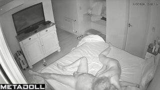 Single American redhead student girl fucked by her husband's boss for promotion voyeur cam