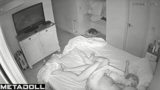 Single American redhead student girl fucked by her husband's boss for promotion voyeur cam