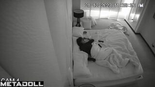 Naughty naked Estonian brunette mature wife gives her husband a sloppy blowjob hidden cam