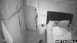 Newly married couple have an anal sex online