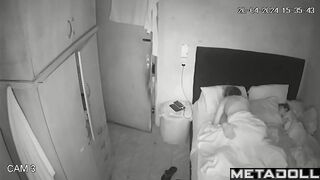 Newly married couple have an anal sex online