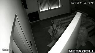 Naked German brunette MILF gets fucked by her husband voyeur cam