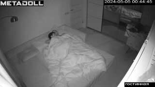 Real amateur Polish couple fuck in the living room HD