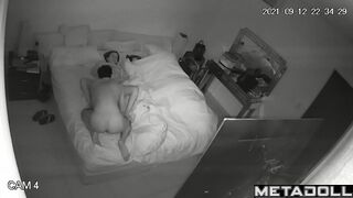 Real Australian couple fuck brutally in their bed spy cam record