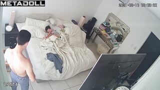 Tattooed French brunette mother gets fucked in doggy style live HD