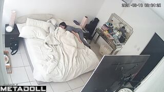 Tattooed French brunette mother gets fucked in doggy style live HD