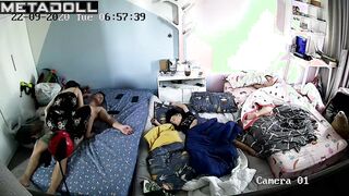 Amazing ass Taiwanese brunette woman wets the bed while fucking live stream