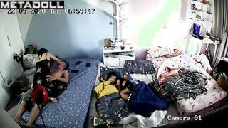 Amazing ass Taiwanese brunette woman wets the bed while fucking live stream