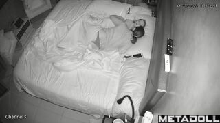 Old Spanish brunette student girl fucks her husband in her daughter’s room spy cam