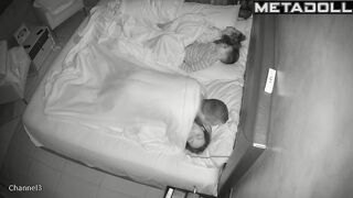 Amazing ass Swedish brunette step-mom forces her husband to fuck hidden IP cam
