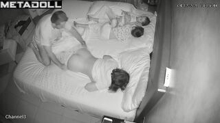 My amazing parents fuck in a hotel on vacation hidden cam