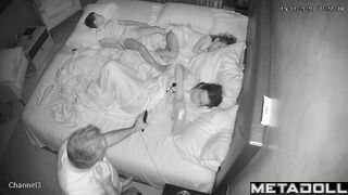 Amazing Ukrainian couple having sex in their bed wildly