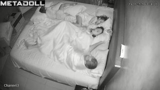 Amazing Ukrainian couple having sex in their bed wildly