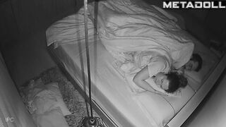 Amazing ass Norwegian brunette student girl fucks with an old man hidden IP cam