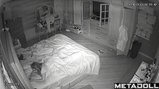 Single blonde step-mom fingers slowly real spy cam