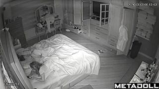 Single blonde step-mom fingers slowly real spy cam