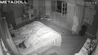 Single blonde step-mom fingers slowly real spy cam