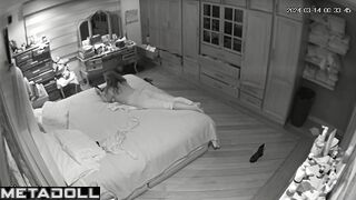 Naked blonde mom masturbates real spy cam