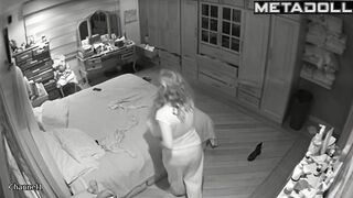 Naked blonde mom masturbates real spy cam