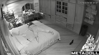 Naked blonde mom masturbates real spy cam