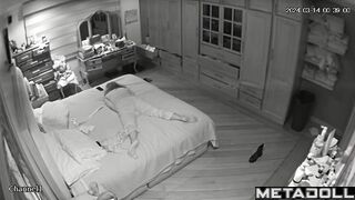 Naked blonde mom masturbates real spy cam