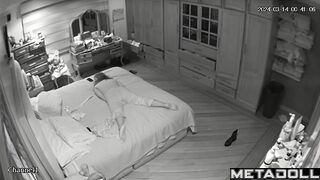 Naked blonde mom masturbates real spy cam
