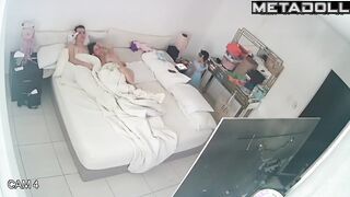 Mom and Dad fuck in their bedroom hidden IP camera