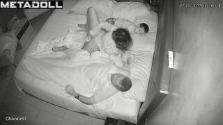 Amazing ass Polish blonde step-mom gets cum inside her pussy hidden IP cam