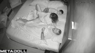 Amazing ass Polish blonde step-mom gets cum inside her pussy hidden IP cam
