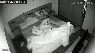 Real Italian newly married couple having sex in their messy room leaked record