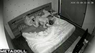 German newly married couple having sex in the bedroom hidden cam