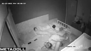 Amateur couple have an intimate sex spy cam record