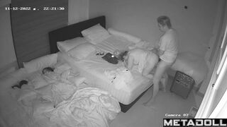 Newly married couple having sex in the living room live HD
