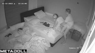 Newly married couple having sex in the living room live HD