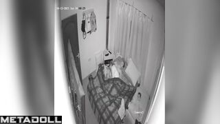 Amateur couple fuck in their bed online