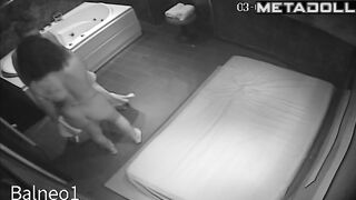 Two naked lesbians in the shower