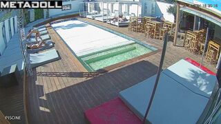 Summer swimming pool spy cam 2024
