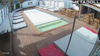 Summer swimming pool spy cam 2024
