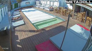 Summer swimming pool spy cam 2024