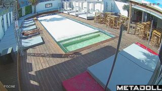Summer swimming pool spy cam 2024
