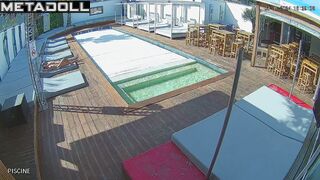 Summer swimming pool spy cam 2024