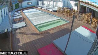 Summer swimming pool spy cam 2024